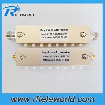 0-60dB DC-2.5 GHz 3GHz 50ohm 2W Key-Press RF регулируема променлива инвалидизиращи