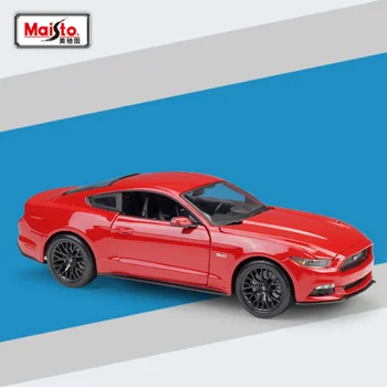1/18 мащаб Ford Mustang GT 5.0 сплав за леене под налягане модел на автомобила метални сплави модел на превозното средство за деца подаръци играчки-Безплатна доставка