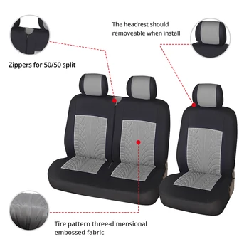 1 + 2 столче за кола високо материално покритие полиэфирное влакна Гума биговка стил червен/син/сив подходящ автомобилен интериор