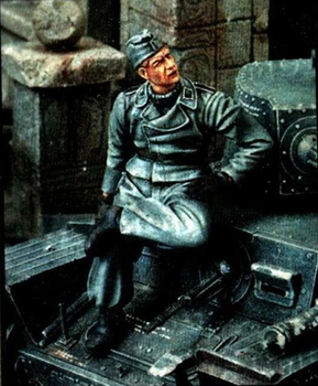 1/35 древен човек офицер седи смола модел комплекти миниатюрен gk Unassembly неокрашенный