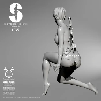 1/35 смола комплекти секси представител момиче self-assembeld YuFan модел YFWW35-201902