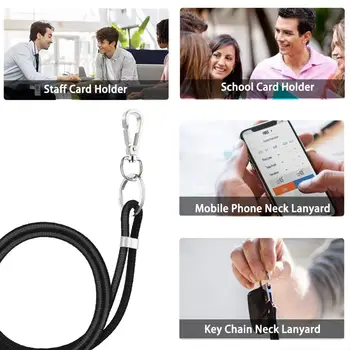 1.5 m ключодържател колани САМ Лариат ремък виси на въже на въже мобилен телефон колан за сменящи се ремък за самоличност ключодържател USB притежател на иконата