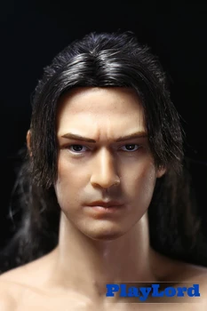 1/6 мъжки главата скулптура Takeshi Kaneshiro дълга коса версия на главата издълбани Акечи Саманосукэ модел играчки са подходящи 12