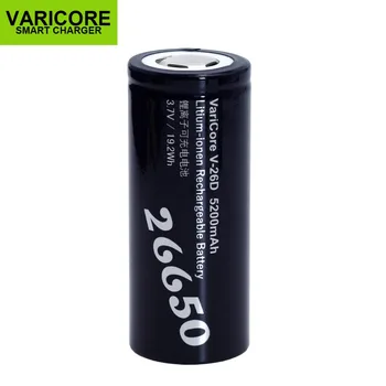 1-6шт VariCore 26650 литиево-йонна батерия 3.7 V 5200mA V-26D разрядник 20A Power батерии за фенерче, E-tools battery