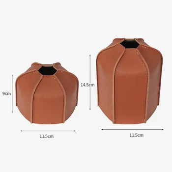 1 бр. газова бутилка кожен калъф за преносим кожен защитен калъф за открит къмпинг газова бутилка cover Case, Anti-collision Anti-drop