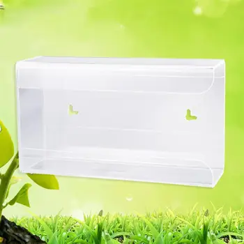 1 бр. ръкавици за еднократна употреба кутия за съхранение на прозрачна акрилна практичен стенен Удобен органайзер опаковка куфар