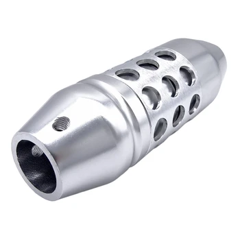 1 комплект от Сребърни универсална ръчна и автоматична писалка за превключване на предавките на автомобила скоростния лост за превключване на предавките, алуминиеви аксесоари за интериора на колата