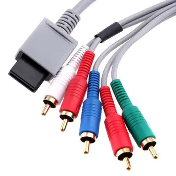 10 бр 480P HD AV аудио видео адаптер HDTV компонентен кабел кабел за игри Nintendo за Wii системи