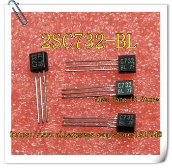 10 бр./лот 2SC732-BL 2SC732 C732 2SC732 TO-92 транзистори един силициев NPN эпитаксиальный плосък тип нисък шум аудиоусилитель