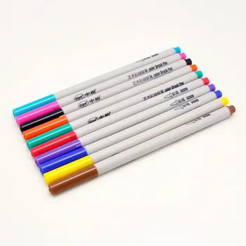 10 цвята/лот премия живопис мека четка, писалка, определени акварельных маркери дръжка ефект е най-подходящ за оцветители манга комикси калиграфия
