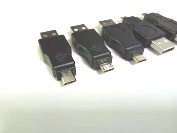 100 бр. лот нов USB 2.0 A мъжки към Micro USB B 5 Pin plug адаптер конектор нова