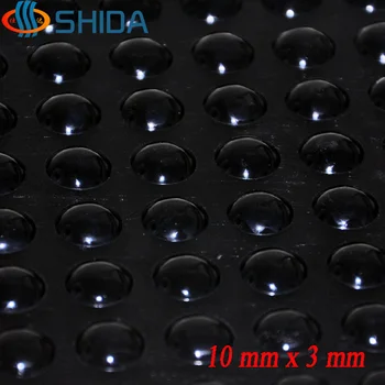 1000 броя 10 mm x 3 mm черни мини силиконови гумени крачета подложки пластмасова броня амортисьор амортисьор 3 м самозалепващи распорные подложки
