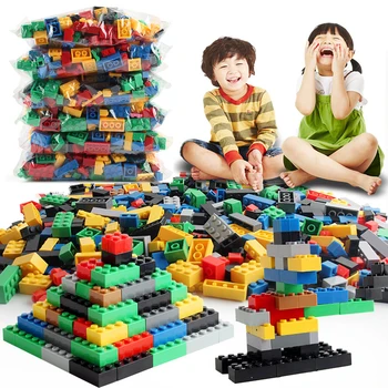 1000 броя строителни блокове дизайнер творчески Класически град САМ тухли обемна модел на образователни детски играчки съвместими с всички марки