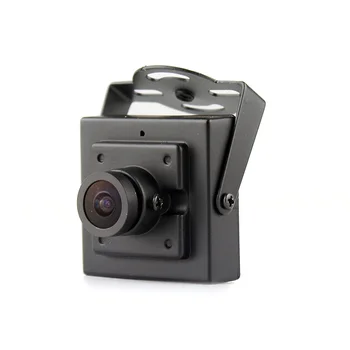 1000TVL CMOS Wired Mini Box Micro CVBS ВИДЕОНАБЛЮДЕНИЕ Security Camera с метален корпус, 3.6 мм обектив
