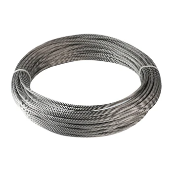 100M/Roll High растяжимый 0.5 mm въже от неръждаема стомана 7X7 Structure Кабел въже от неръждаема стомана риболовен кабел кабел