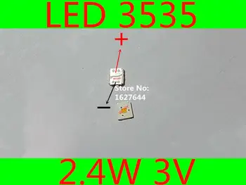 100шт лумена LED 3535 LED Backlight TV Flip-Chip High Power 2.4 W 3V Backlight Cool white For LED Backlight LCD TV Application