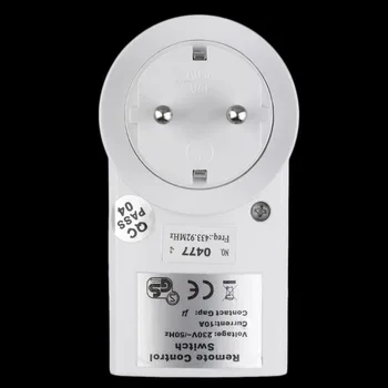 10A 230V безжично дистанционно управление превключвател на изход електромера у дома изход светлина Ваттметр брояч на енергия на ЕС Plug
