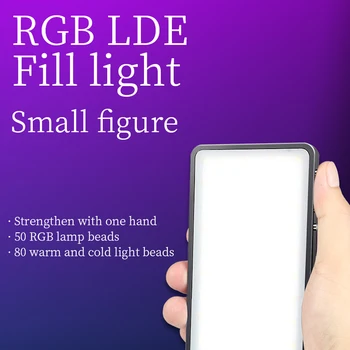 10W Mini Pocket RGB LED Light On Camera Portable For Video/Studio/Youtube/Vlog Photography Lighting Fill Lamp