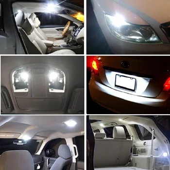 10x W5W Led T10 LED Canbus крушка 168 194 LED Car Interior Light за VW Golf 4 5 6 7 GTI Beetle, Polo Jetta MK6 Passat B5 B6 B7 CC