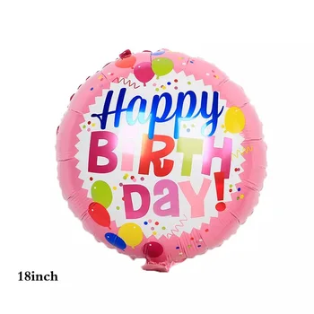 10шт 18 инча нови балони писмо фолио честит Рожден Ден на азбуката, балон, рожден ден украси децата Baby Shower топки