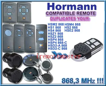 10шт Hormann дистанционно управление е съвместим с HSM2, hsm4 868mhz дистанционно восъчни много добре