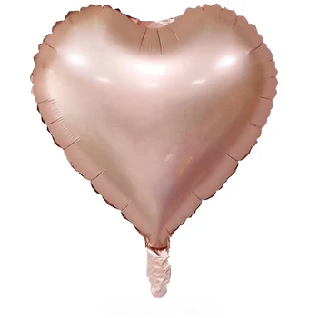 10шт Нов 18-инчов модерен сив балон розово злато кръгло сърцето звезда фолио гелиевые топки рожден ден глобуси Сватба парти декорации
