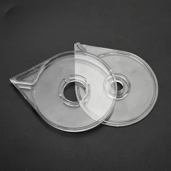 10шт прозрачен маникюр ивици лента линия случаи стикер валяк Box титуляр за професионална употреба, пластмасов инструмент на ноктите