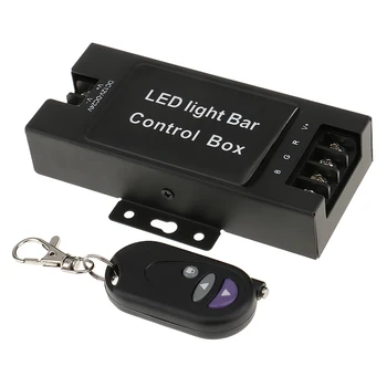 12-24V LED Light Bar Battery Control Box & Wireless Remote за Toyota, Honda, Nissan VW, Ford BMW Car Work/Dome/Daytime Lamp Mode 7