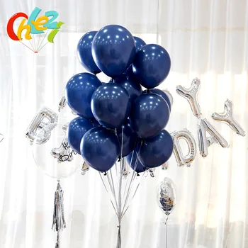 12 инча Noctiluca син латексови балони тъмно синьо гелиевые балони на рожден ден на сватбата е парти украса за доставка
