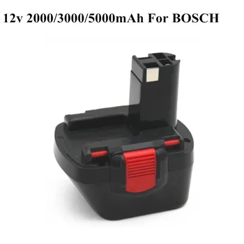 12v 2000mAh 3000mAh 5000mAh Ni-CD батерия за Bosch GSR 12 VE-2 GSB 12 VE-2 PSB 12 VE-2 BAT043 BAT045 BTA120 2607335430