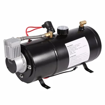 12V Air Compressor Vehicile Tire Inflator For Pickup Truck On Board With 3 Liter Tank Air Compressor Pump Tire Inflator Pump