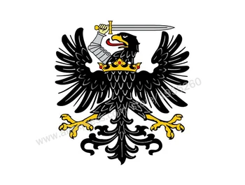 (1466-1772) знамето на царска Прусия 3 x 5 фута 90 x 150 см знамена знамената на Германия