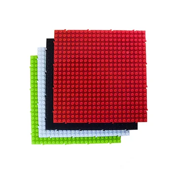 15.2 cm 8*8 мм Diamond Building Blocks Pegboard 4colors направи си САМ 3D Small Brick For Children ' s Toy Figures Educational Kids Gifts