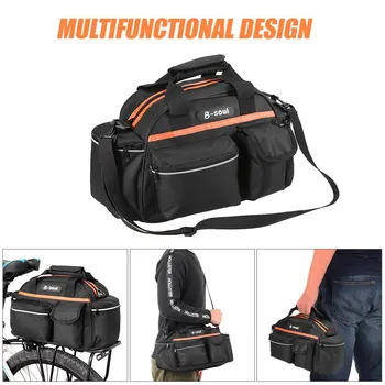 15L под наем чанта за велосипеди под наем на задната седалка чанта на багажника на количката Паньер чанта Колоездене помещение за съхранение калъф наплечная чанта