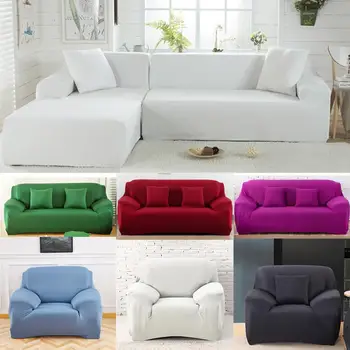 16 цвята еластичен калъф за дивана участък плътна обвивка all inclusive разтегателен калъф за хола Разтегателен калъф калъфка