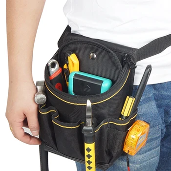 1680D Оксфорд плат електротехник талията чанти за инструменти за чук, отвертка, гаечен ключ, клещи, изграждане на измервателни инструменти