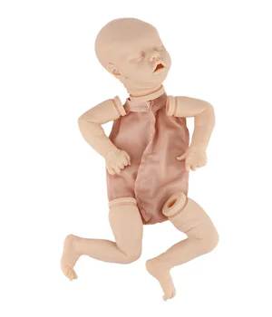 17 инча с реалистични новородено Спящата момиче Reborn Baby Doll Twin винил неокрашенный комплект недовършена част на кукли САМ на празна куклен комплект
