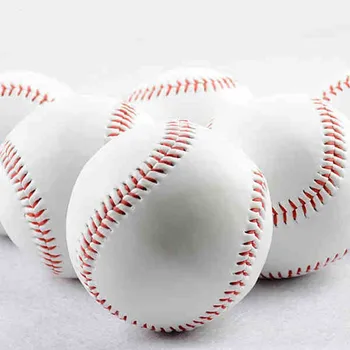 1бр високо качество и бейзболни топки PVC Горната гума вътрешна мека бейзболни топки софтбольный топката спортен екип, спортни упражнения и бейзболни топки