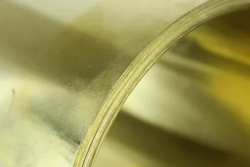 1бр месинг метал тънък лист фолио плоча дебела 0.05/0.1/0.15/0.2/0.3/0.4/0.5/0.6-1мм х 200мм х1000мм