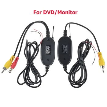 2.4 Ghz безжична и RCA видео предавател приемник комплект за кола DVD монитор за обратно виждане CCD обратната резервно помещение