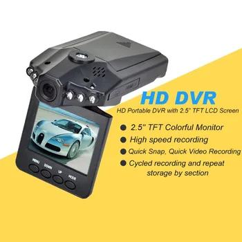 2.5 inch HD Car LED DVR Road Dash Video Camera Recorder камера LCD Parking Recorder CMOS Senser високоскоростен запис