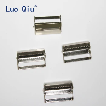 2.5 см сребърни метални скоби регулиране на ключалката занаят клипове аксесоари за дрехи лентата за регулиране регулиране на клип(30 бр. /лот )