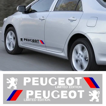 2 бр. корпус на колата стикер икона на автомобила Декоративни стикери за Peugeots 107 108 206 207 308 307 508 2008 3008 стил, стайлинг автомобили