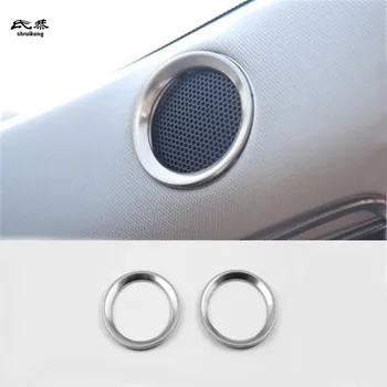 2 бр. / лот стикер на автомобила неръждаема стомана колона говорител украсата на кутията за 2017 2108 2019 Mazda CX-5 CX 5 CX5 автомобилни аксесоари