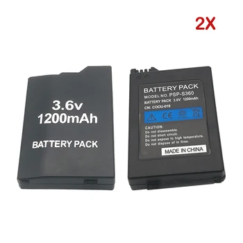 2 елемента 1200mAh акумулаторна батерия за Sony PSP2000 PSP3000 PSP 2000 PSP 3000 геймпад за PlayStation portable контролер
