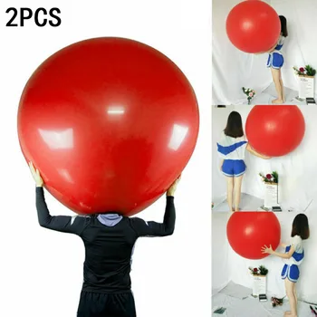 2 елемента 72-инчов латексный топка гигантска топка от човешки яйца през цялата забавни игри топка играчки партита, фестивали и събития