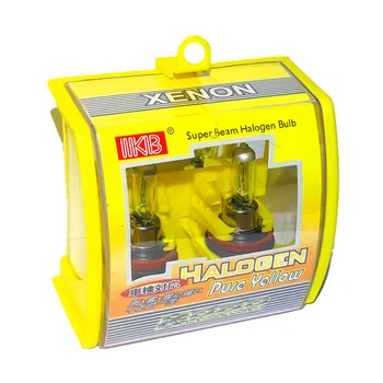 2 елемента H11 12V 55W 3000K супер ксенонови жълти автомобилни крушки за автомобилни фарове за мъгла лампи с нажежаема жичка авто халогенна лампа на светлина
