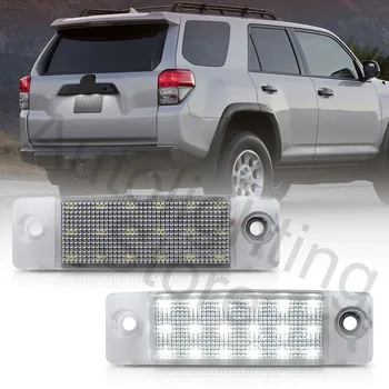 2 елемента LED табела светлина за Toyota 4Runner 1996-2018 Sequoia 2001-2016 Land Cruiser Prado Lexus GX470 Caldina Carina