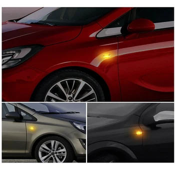 2 елемента динамични led странични габаритни светлини на автомобила сигналните светлини за Opel Insignia, Astra, Zafira Corsa за Chevrolet Cruze