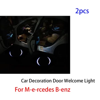 2 елемента за Mercedes Benz AMG GLC GLE E CLA GLA W204 W205 W203 W213 W176 W211 W209 SLK R171 украса на колата вратата Добре дошли леки стоки